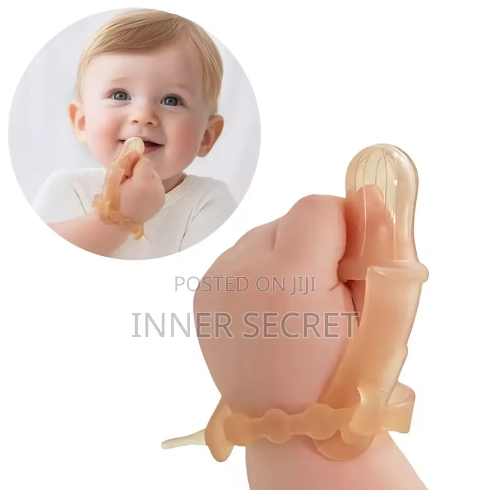 Baby Silicone Teether and Thumb Guide