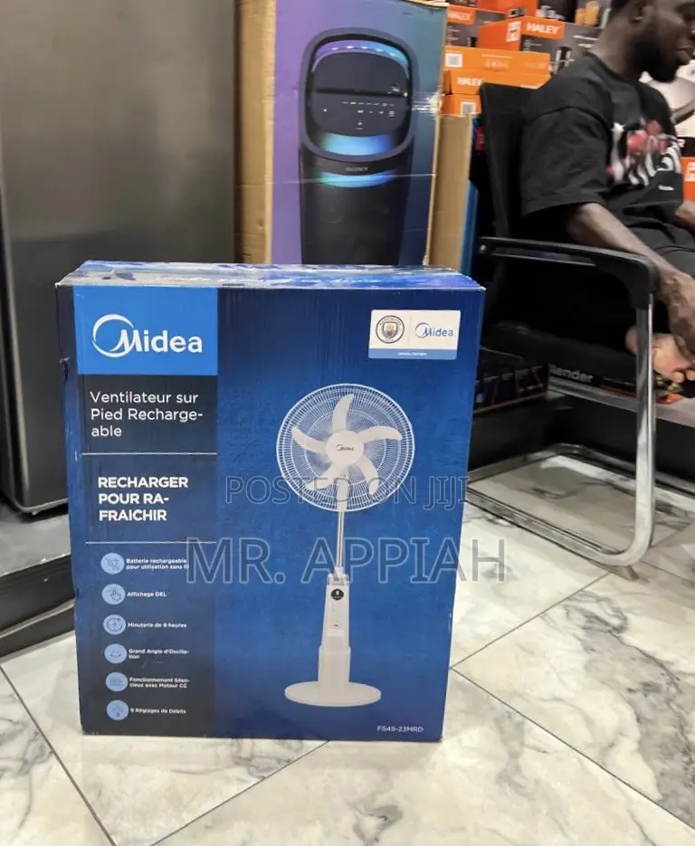 Purchase Midea Rechargeable Fan(18 Inch) 