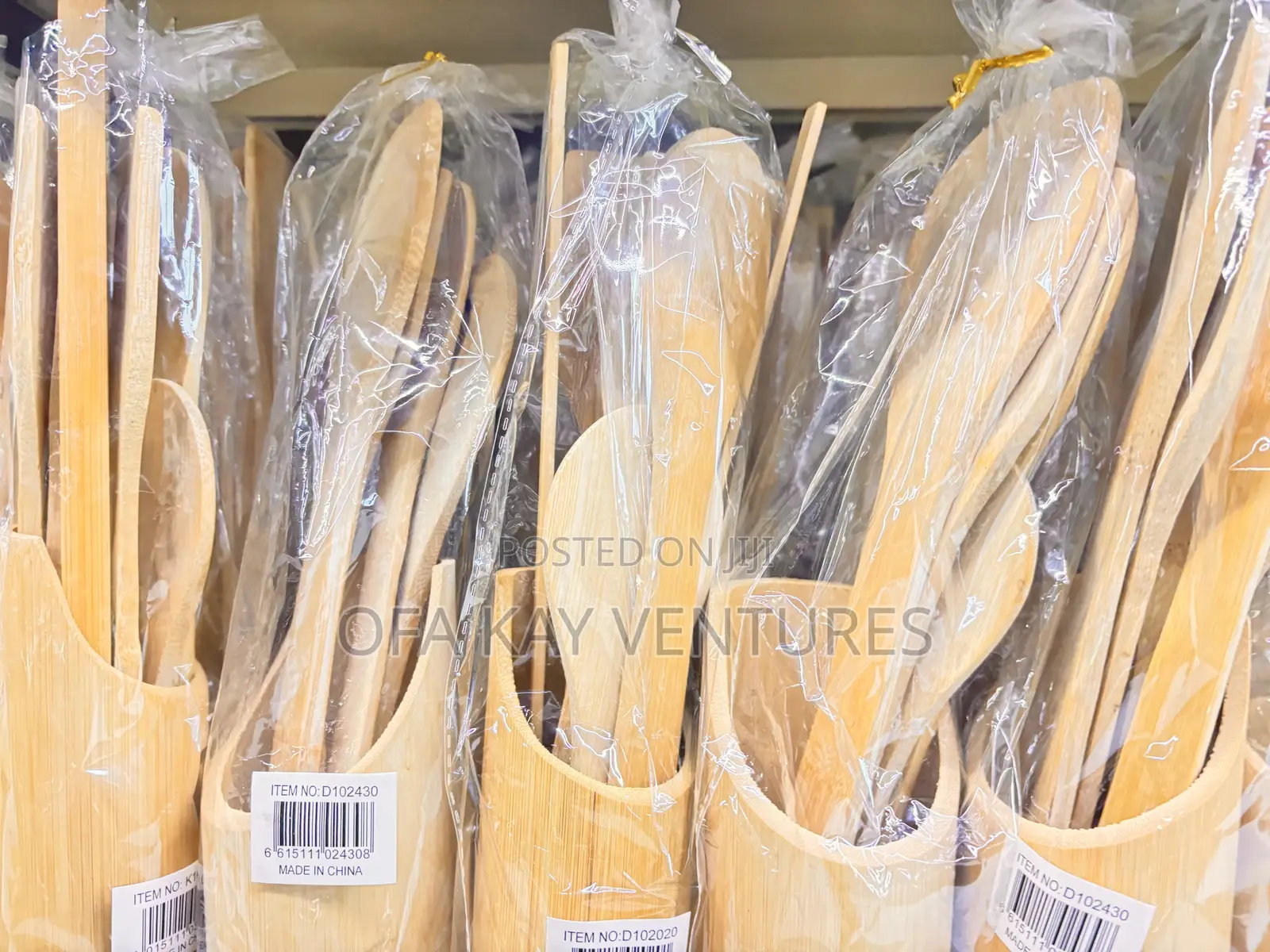 Bamboo Kitchen Spoon Set