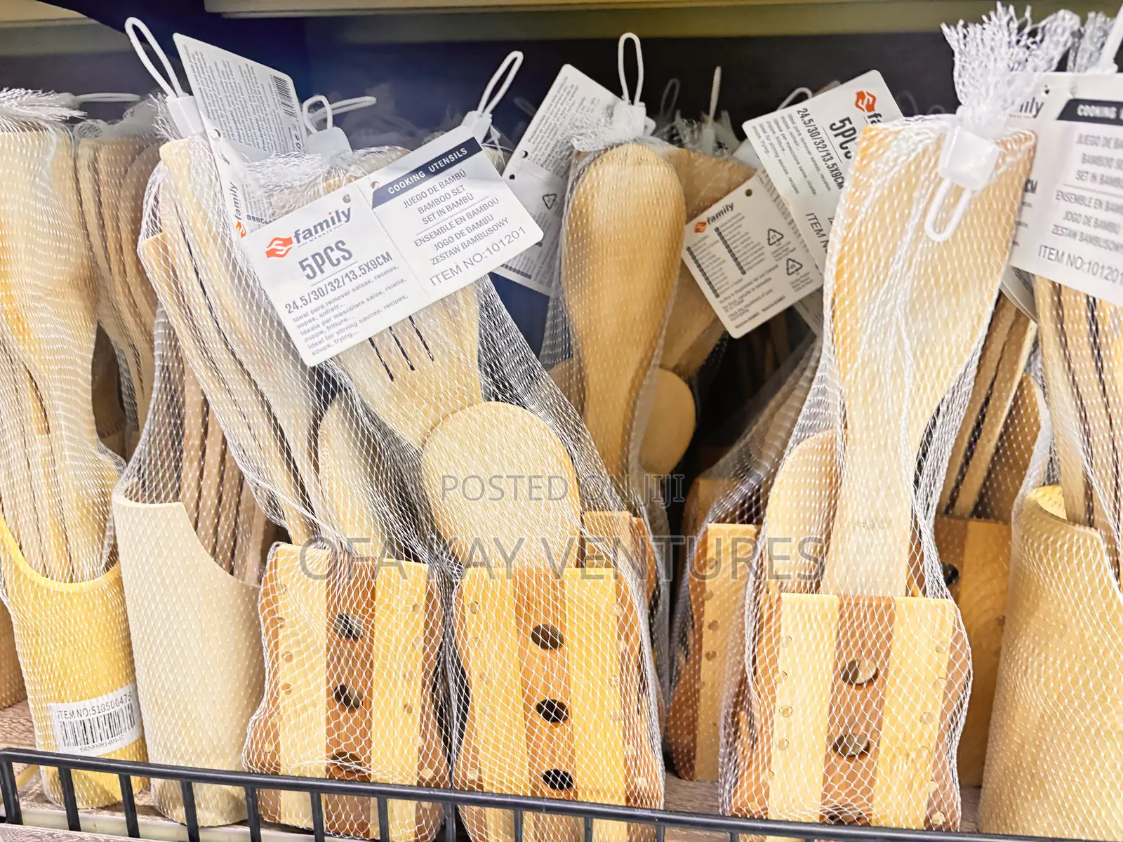 Bamboo Kitchen Spoon Set