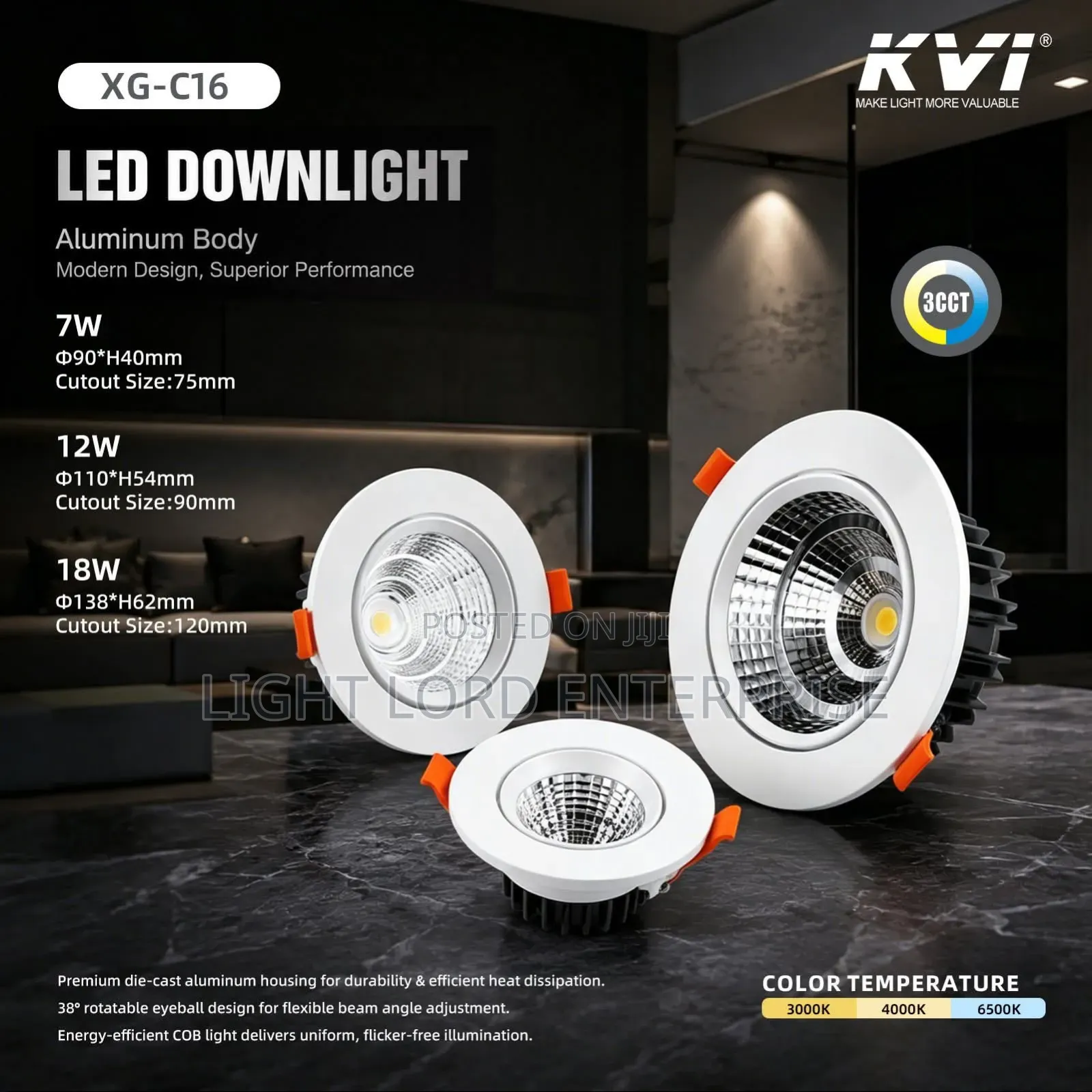 7wats /12w/18w Spot Light