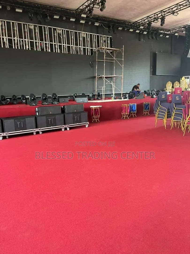 Beautiful Red Wine Carpet for Church Auditorium and Platforms