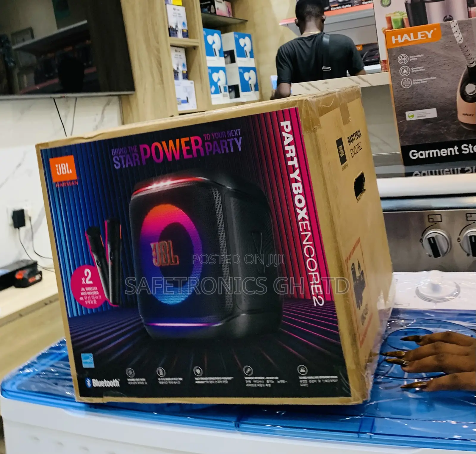 Get Affordable JBL Partybox Encore 2 Portable Speaker With 2 Mics