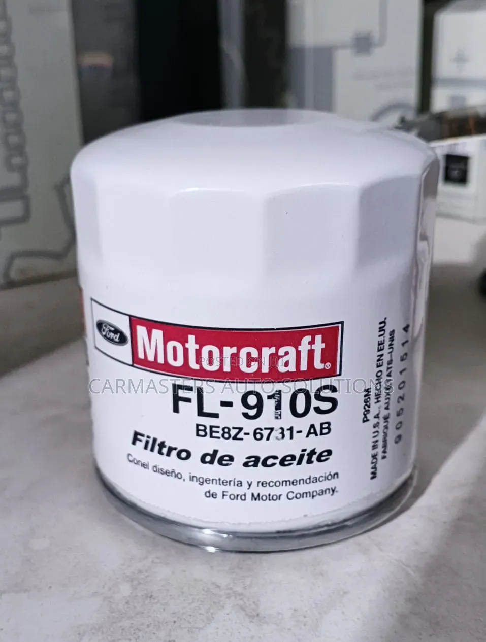 Ford Filter Motorcraft Fl 910s