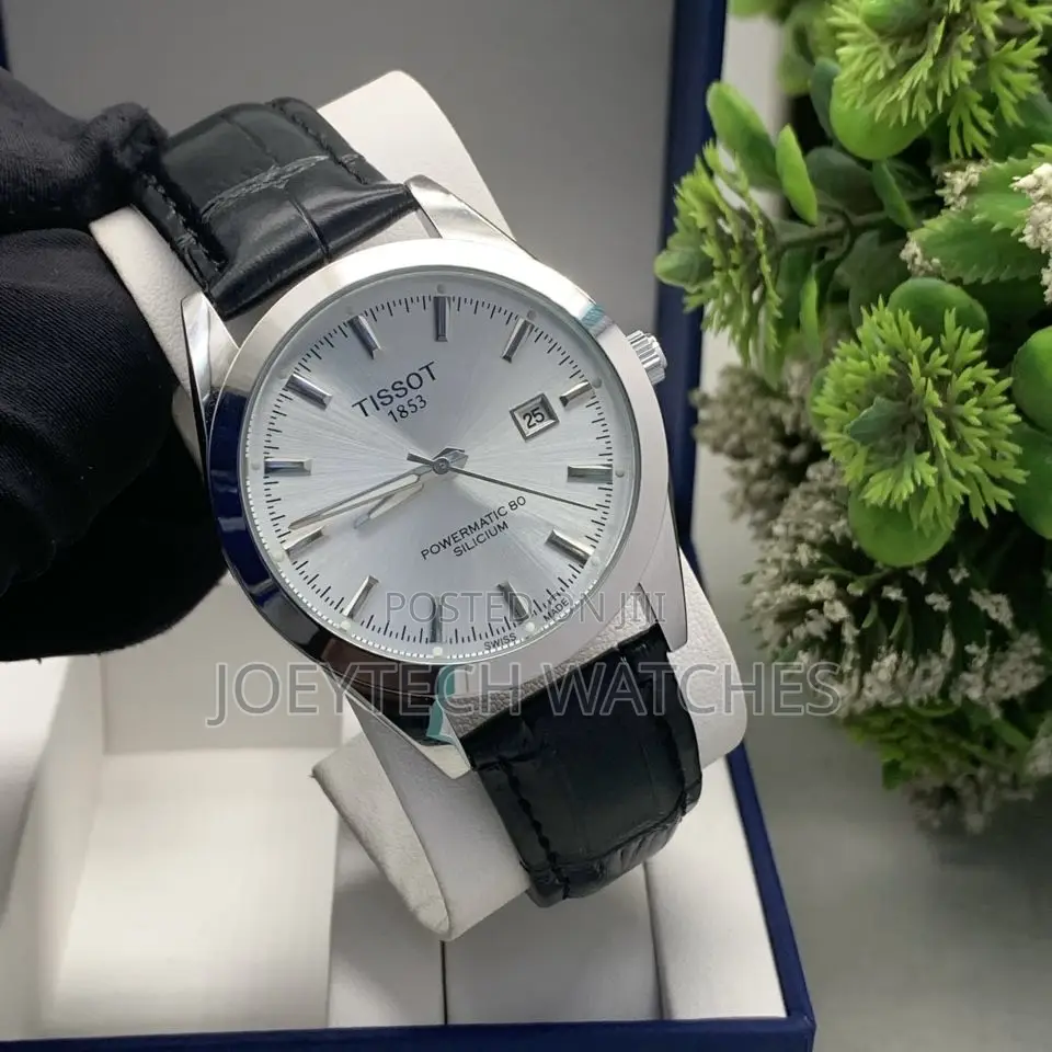 Tissot Simple Analog Watch With Genuine Leather Strap