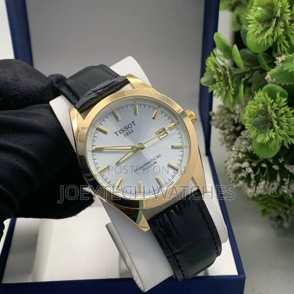 Tissot Simple Analog Watch With Genuine Leather Strap