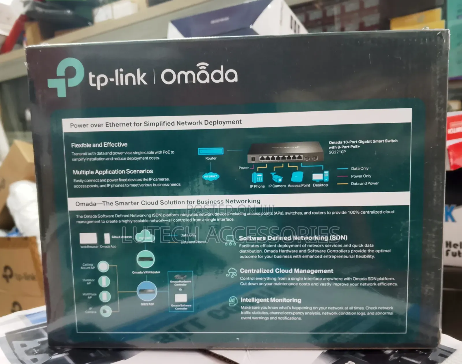 Tp Link Omada 10 Port Gigabit Smart Poe+ Switch