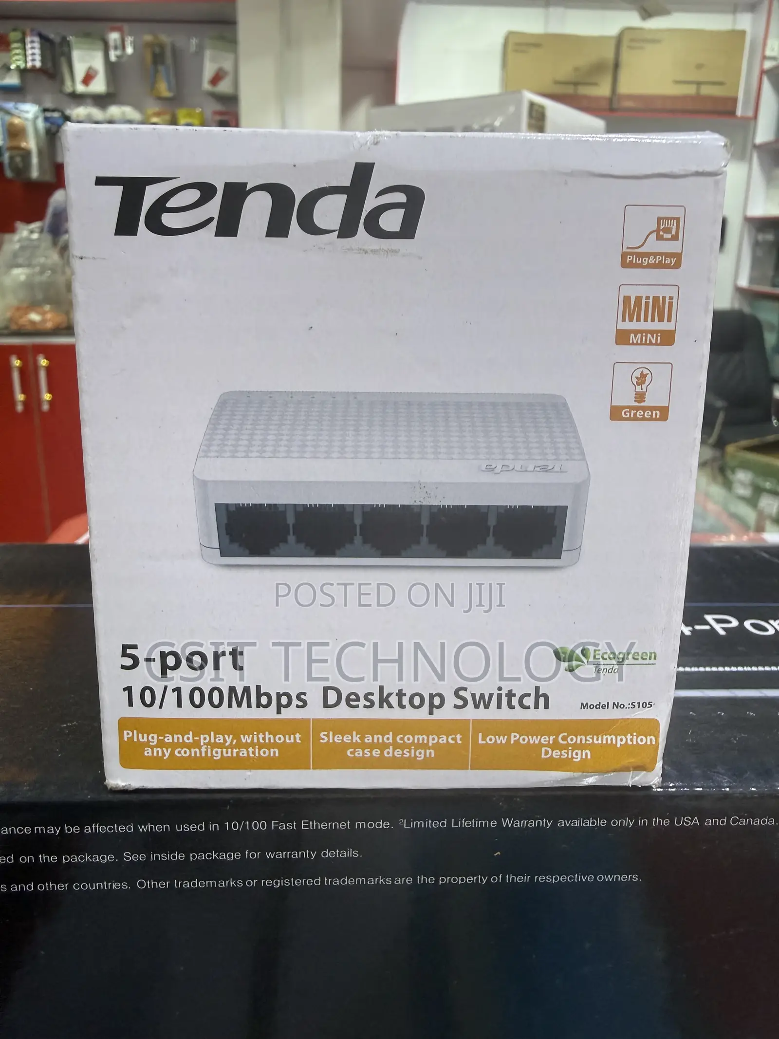 5 Port Tenda 10/100mbps Desktop Switch