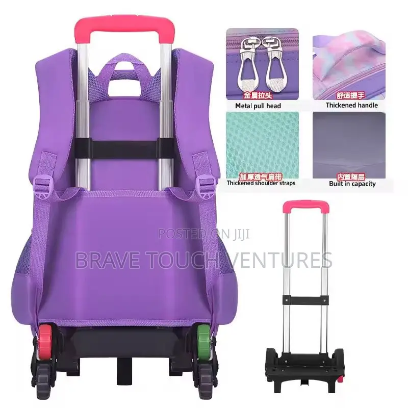 3 PCS Set Backpack Without the Trolley