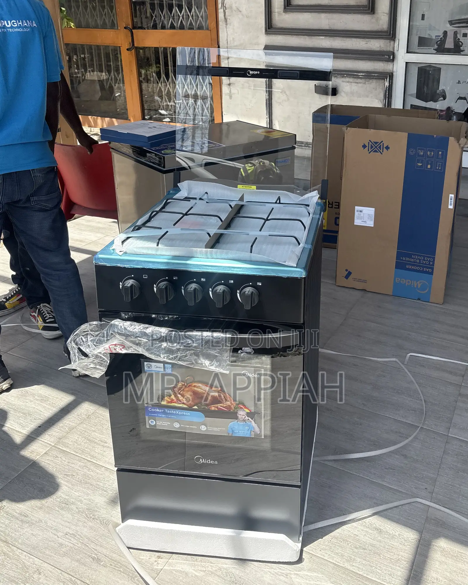Choose Durable Midea Glass Oven 4 Burner With Oven(Transparent Lid).
