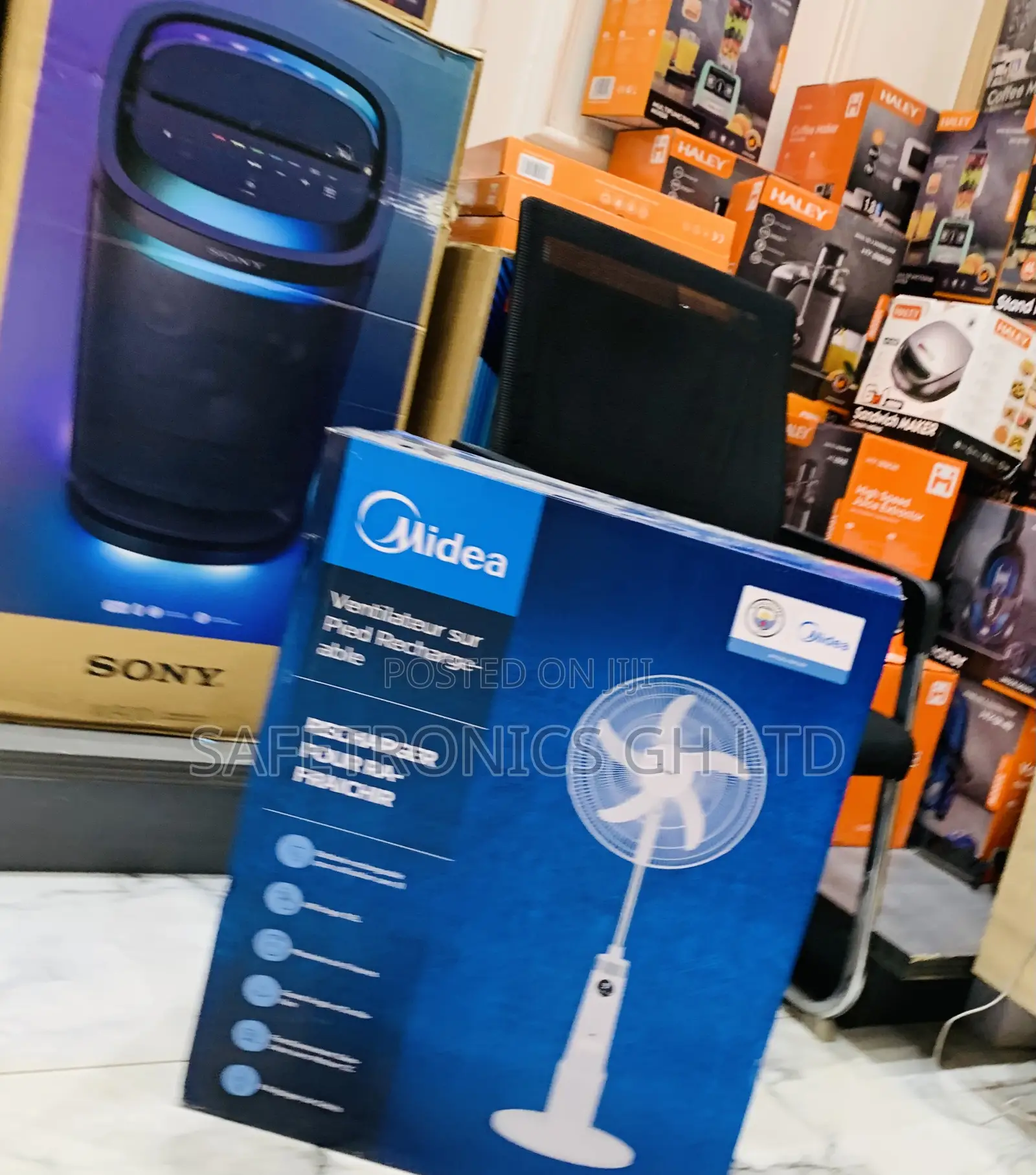 Grab Elegant 18 Inch Rechargeable Stand Fan Fs45-23mrd