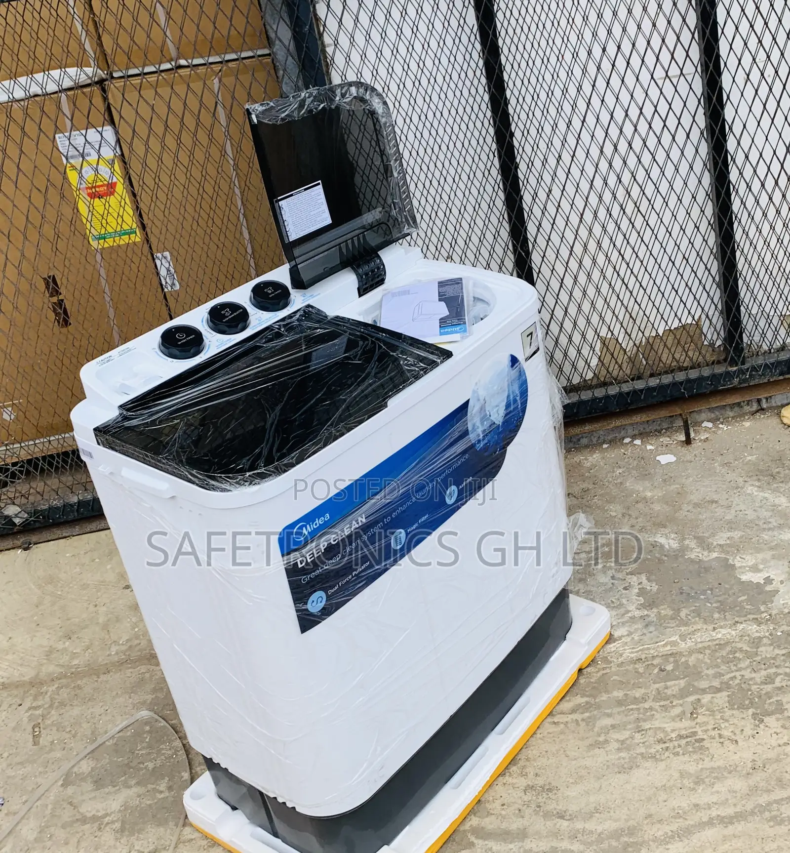 Best Efficiency Midea 7.0kg Semi Auto Washing Machine Mf100w70/W-Gh