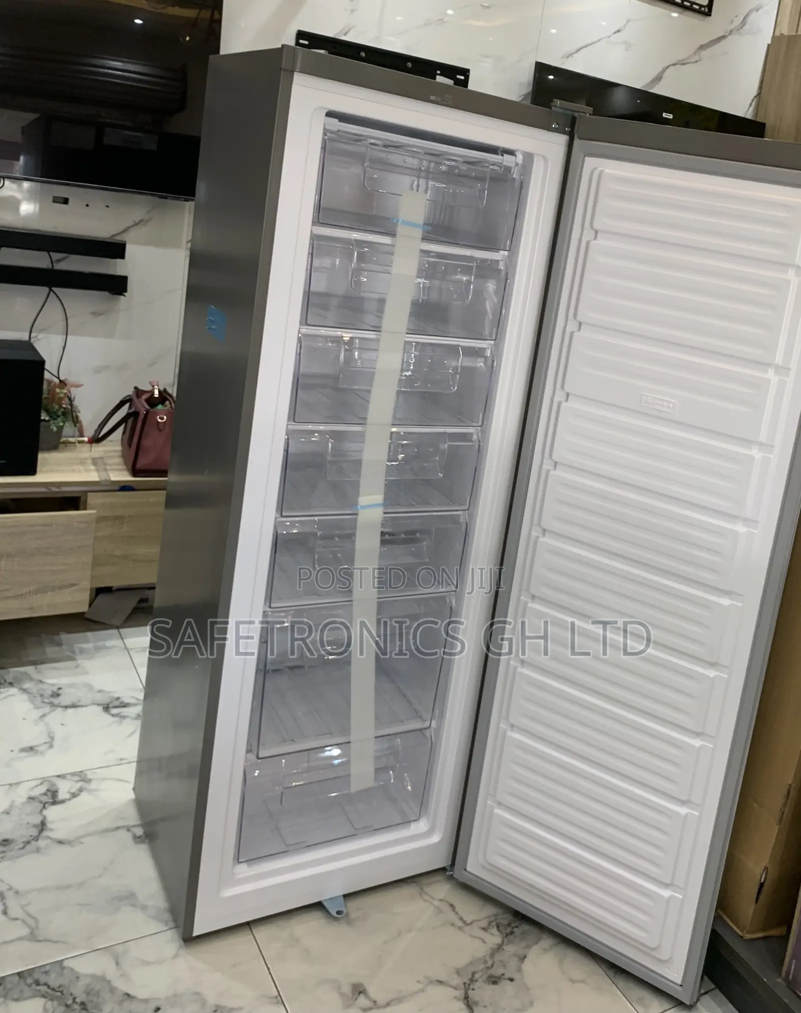 Shop Classic Pearl Puf-370-1a Efficient Upright Standing Freezer