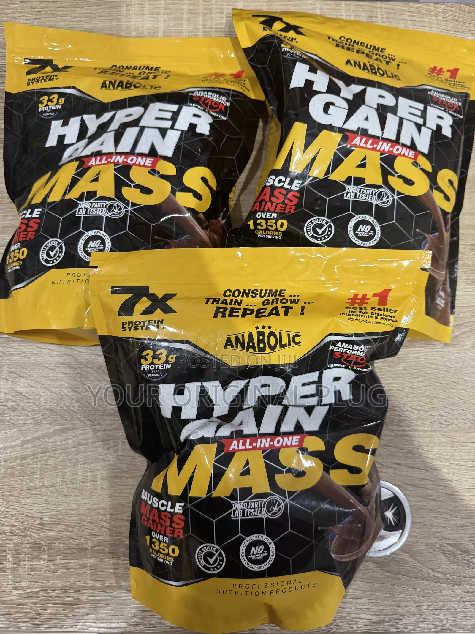Anabolic Hyper Mass Gainer, All-in-. Calorie-rich, Nutrient-packed.