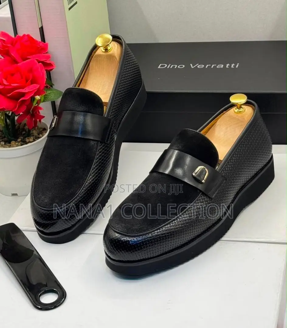 Dino Verratti “Brown Black” Leather and Suede Loafers