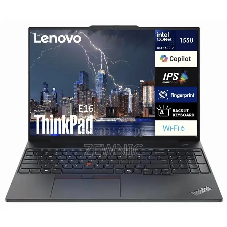 New Laptop Lenovo ThinkPad E16 Gen 3 8GB Intel Core Ultra 7 SSD 2T