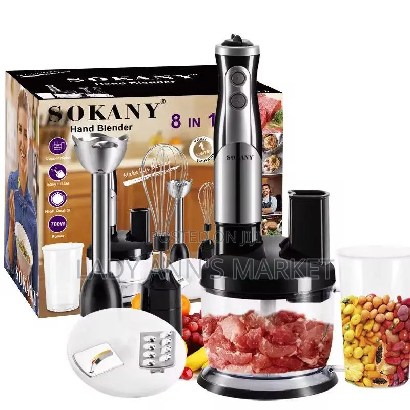 8 in 1 Hand Held Blender
