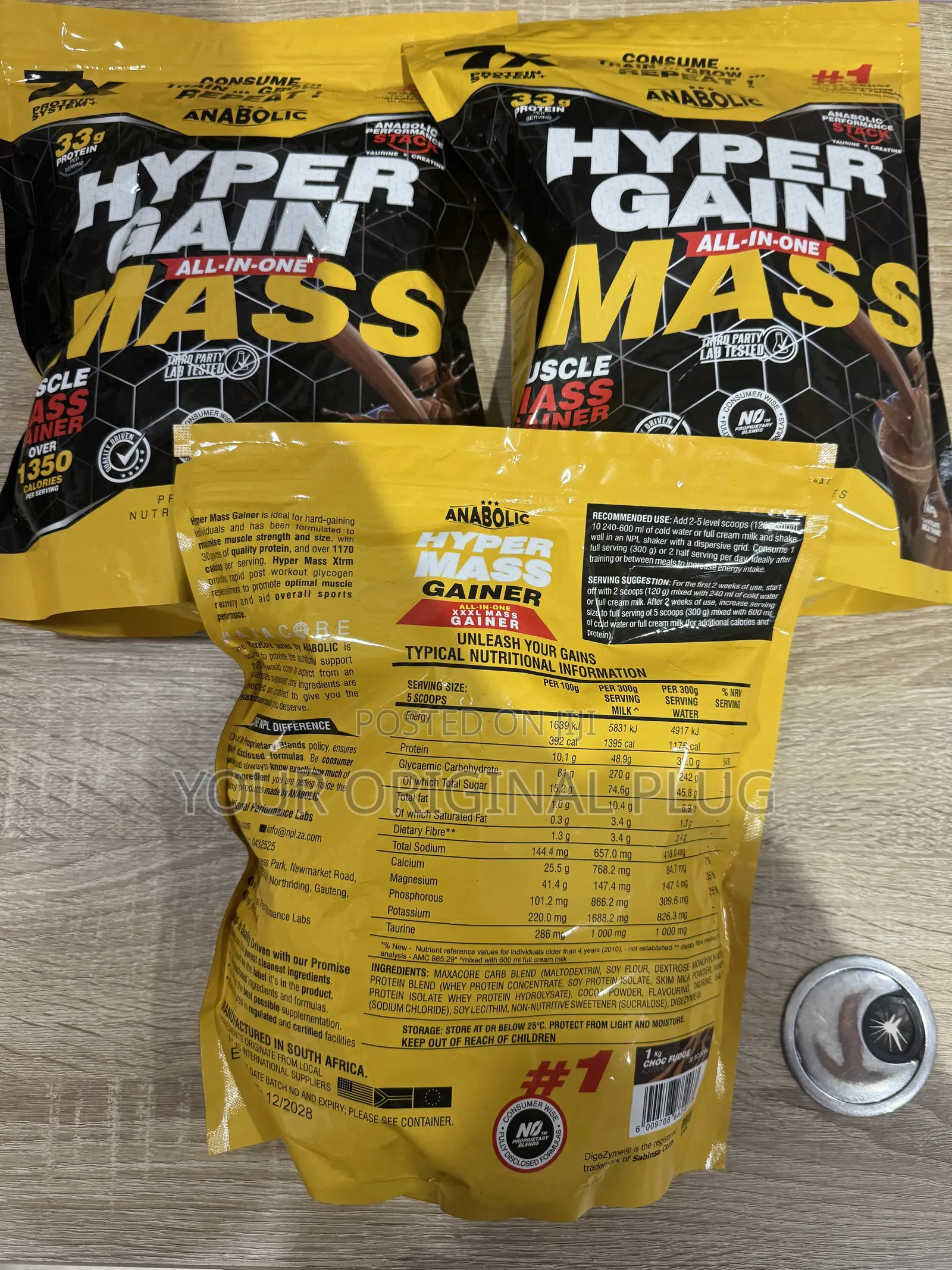 Anabolic Hyper Mass Gainer, All-in-. Calorie-rich, Nutrient-packed.