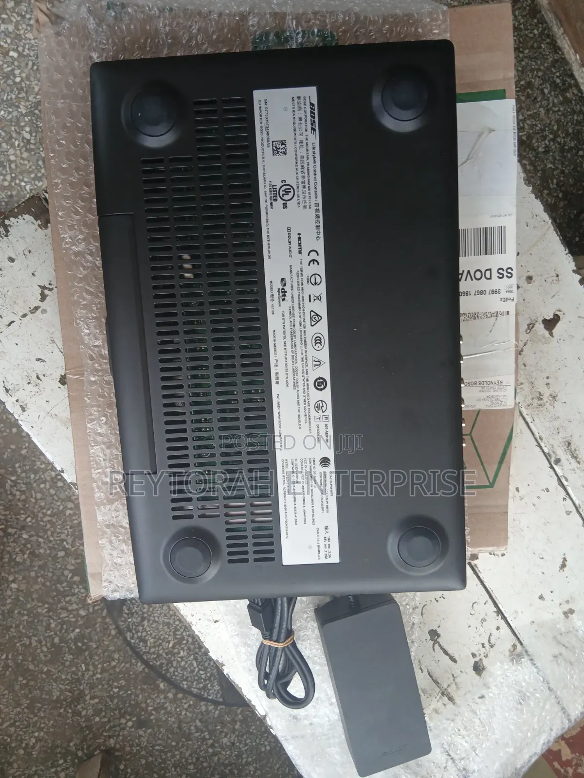 Bose Lifestyle Console and Power Adapter
