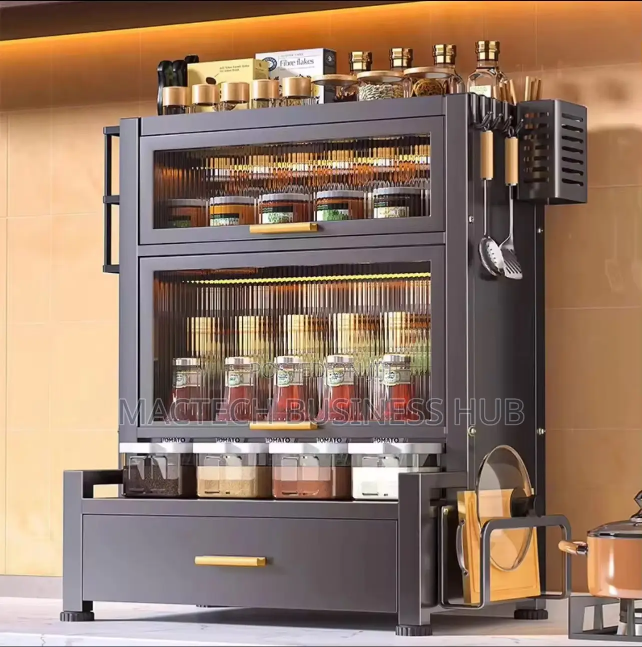 Kitchen Seasoning Storage Rack