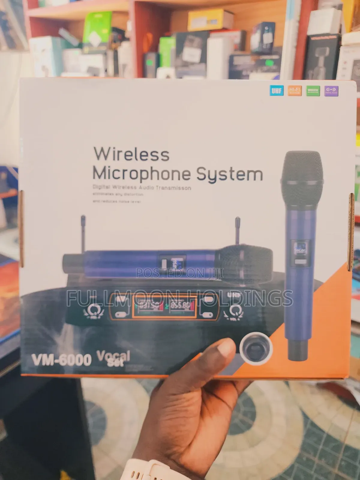 Rechargeable Wireless Microphone System 2 PCS