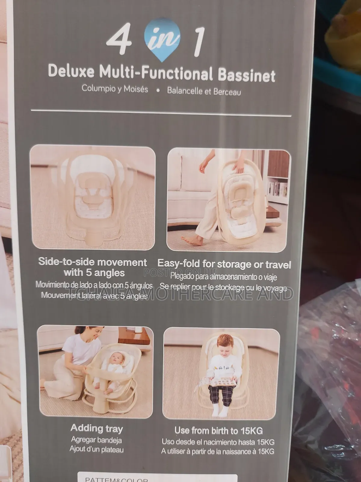 Mastella 4 in 1 Multifunctional Bassinet