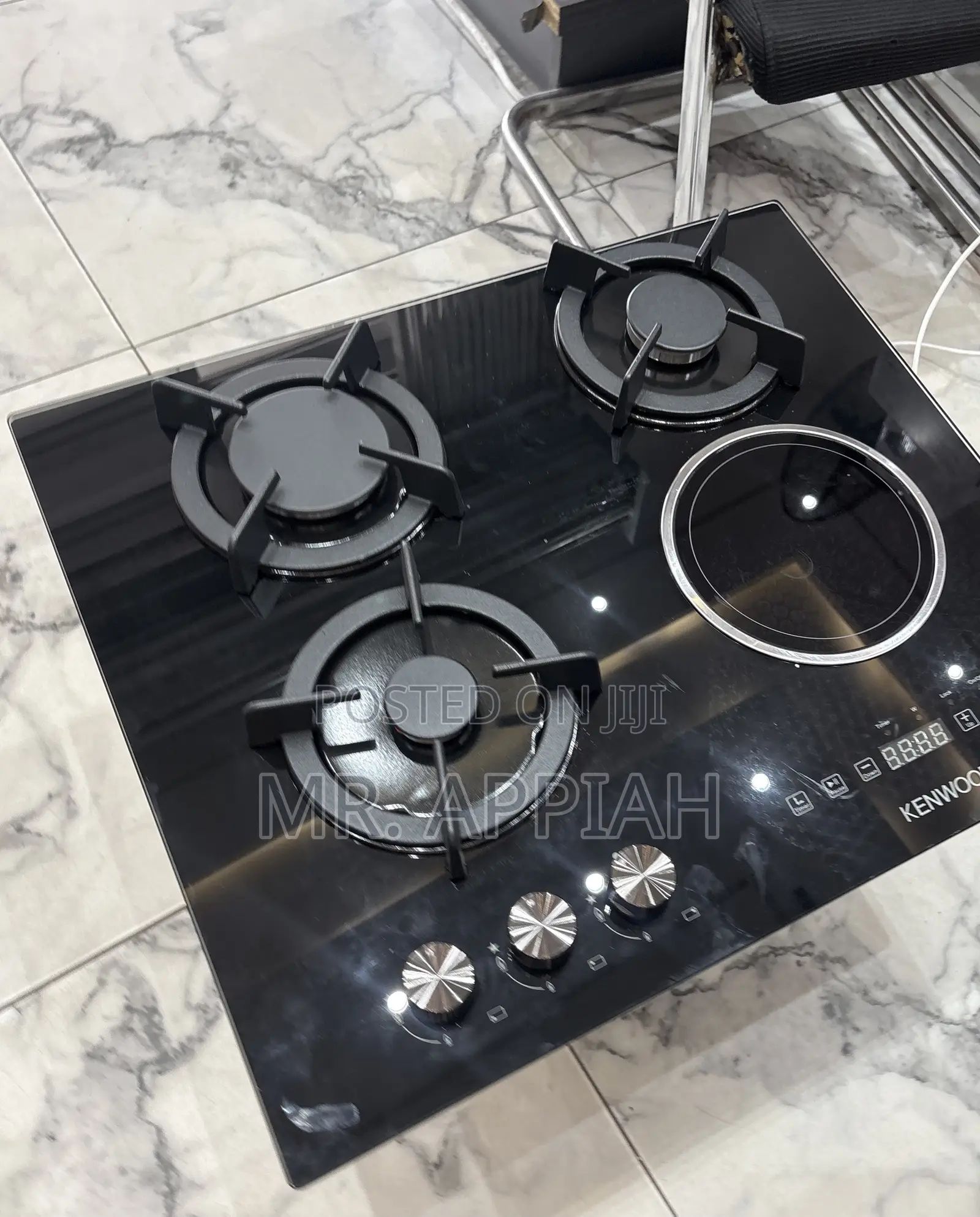 Order Durable Kenwood 3 Gas With 1 Electric Hob(Black) 