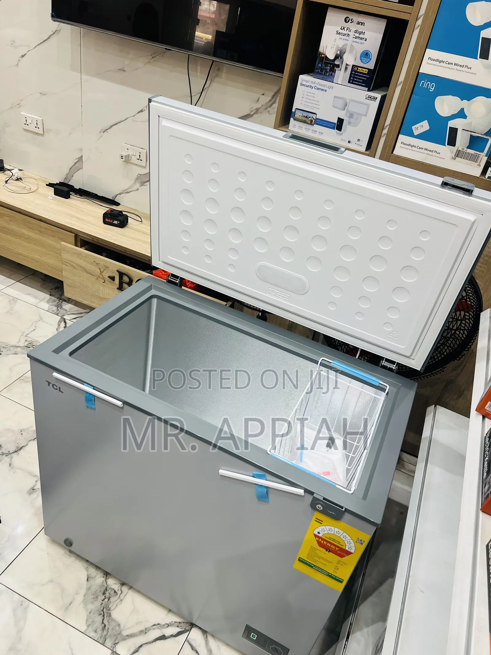 Order TCL 200liters Single Door Chest Freezer(Gray) 