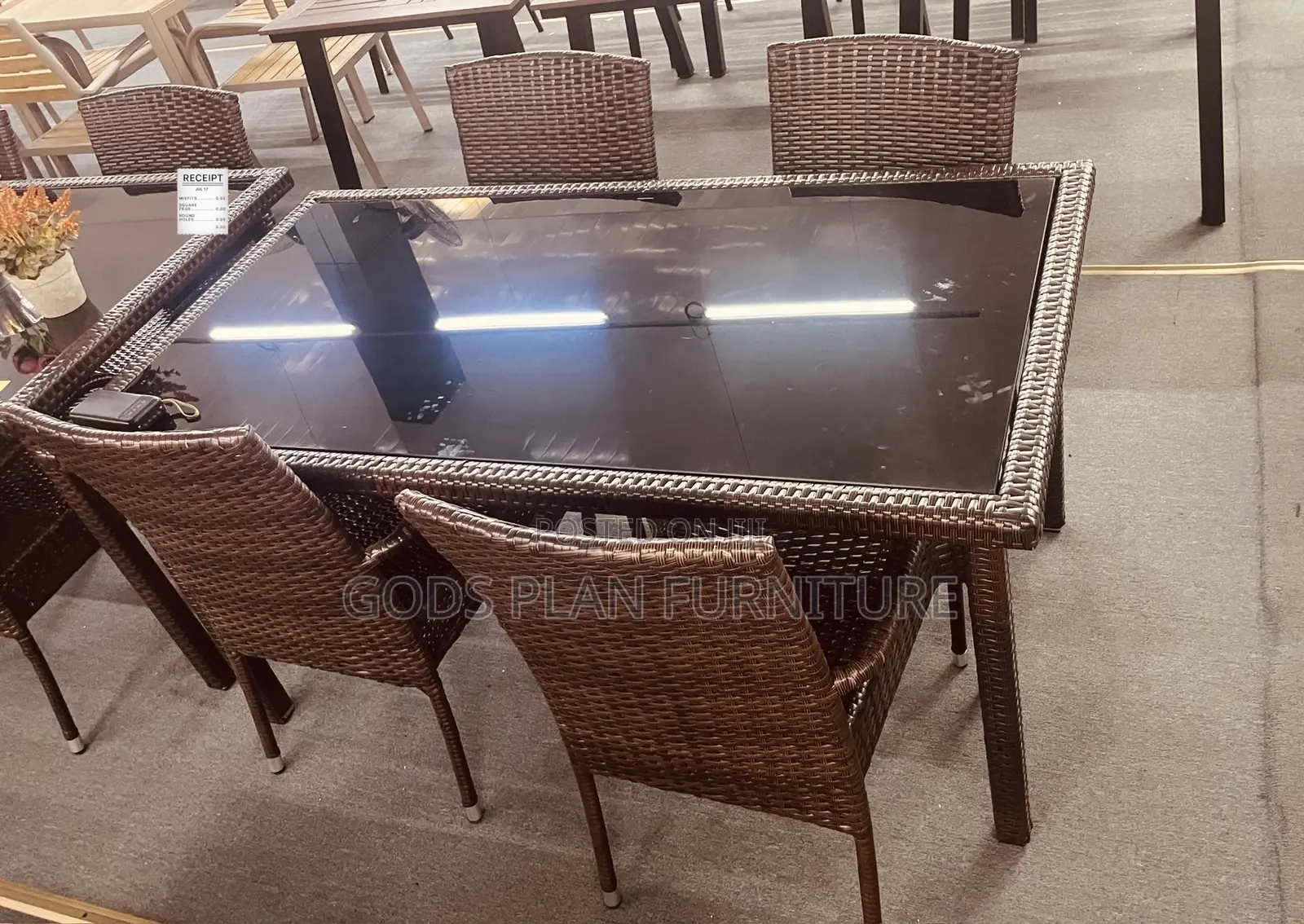 Outdoor/ Garden 4 Seater Dining Table Set
