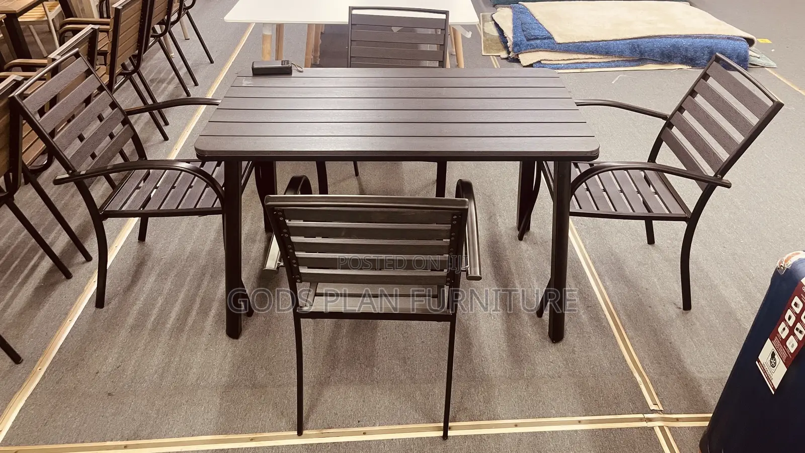 Garden Table Set ( 120*70)