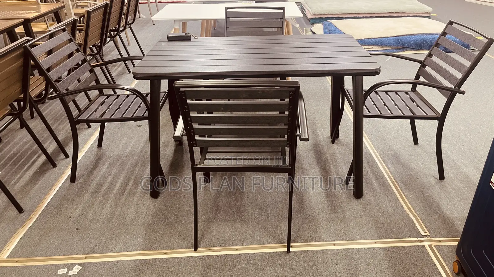 Garden Table Set ( 120*70)