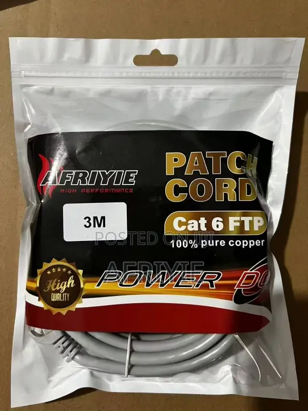 3m FTP Cat.6 Patch Cable - Grey