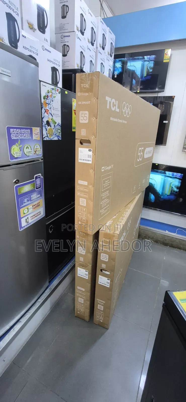 New Model TCL 55 Inches Smart Android Tv Uhd for Sale at Cool Price
