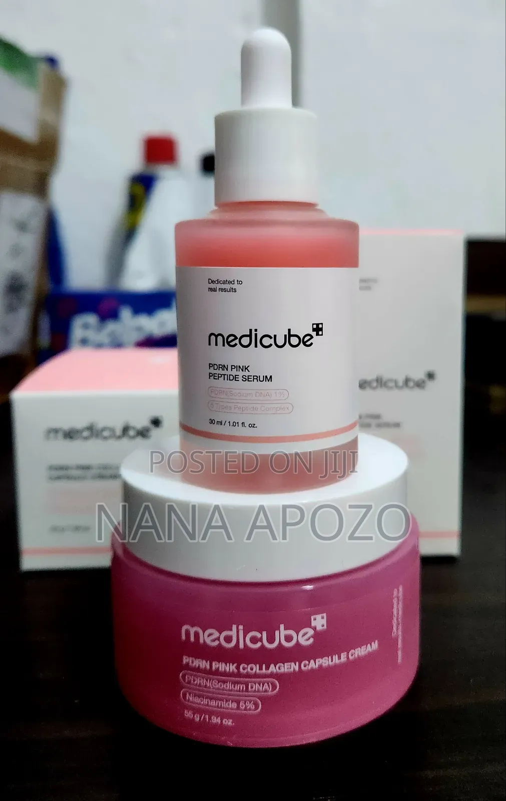 Medicube Pdrn Pink Collagen Capsule Cream And Peptide Serum