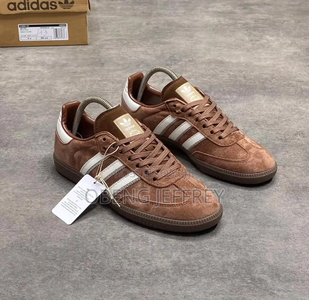 Original Adidas Samba Suede Brown