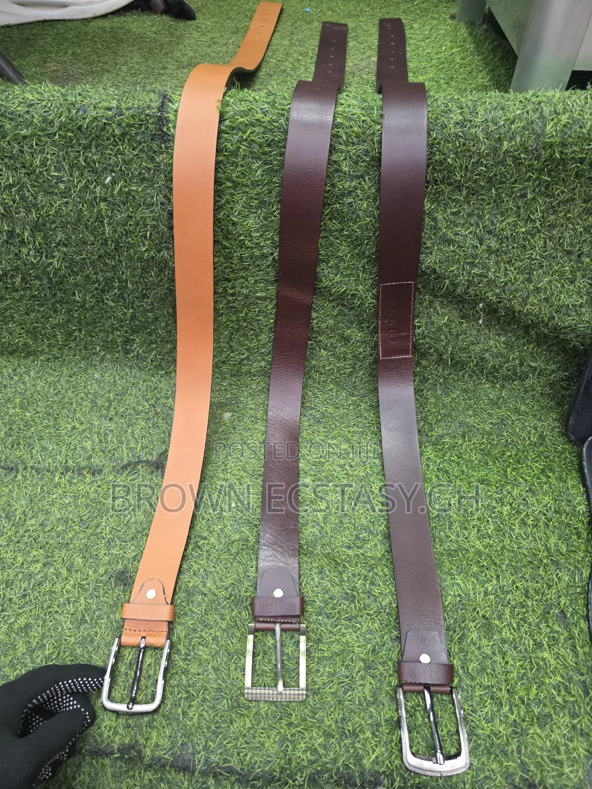 First Selection Brown Leather Belts (Uk Used)