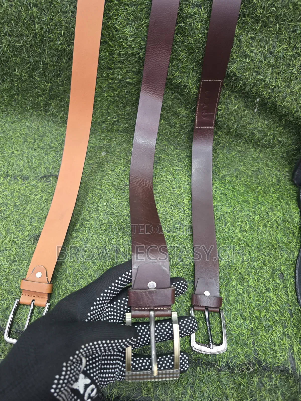 First Selection Brown Leather Belts (Uk Used)