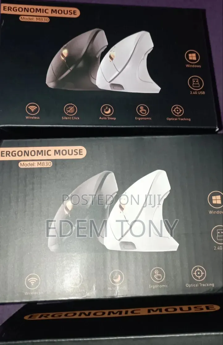 M830 Rechargeable Ergonomic Vertical Mouse