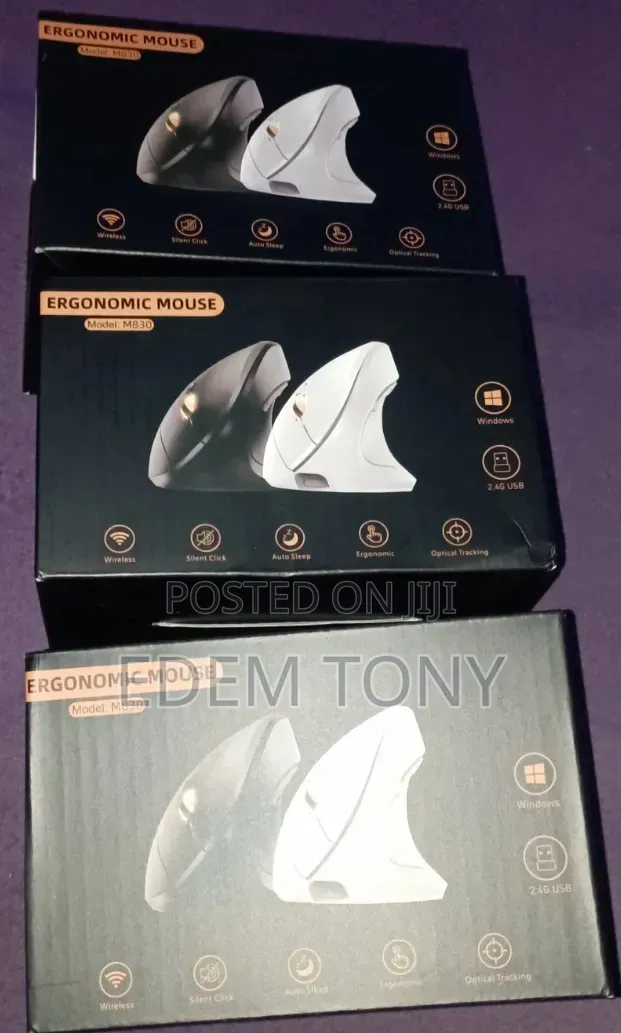 M830 Rechargeable Ergonomic Vertical Mouse