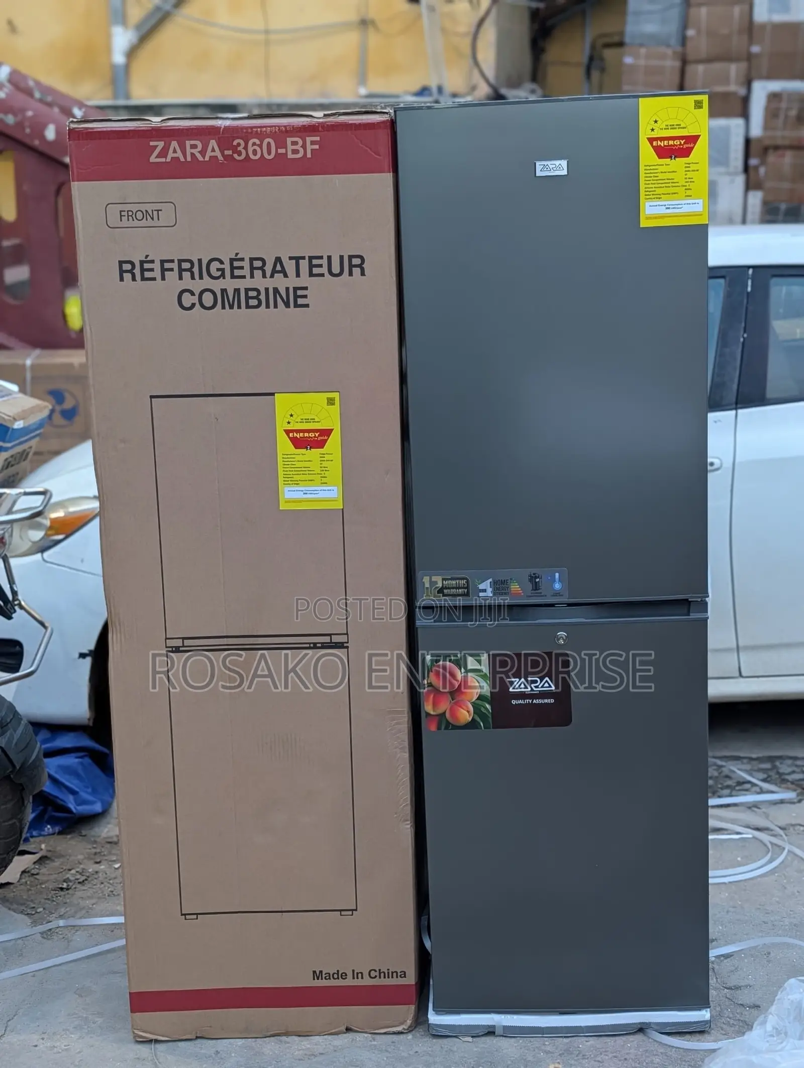 Zara Refrigerator 360-Bf Bottom Freezer 4drawers *258ltrs*