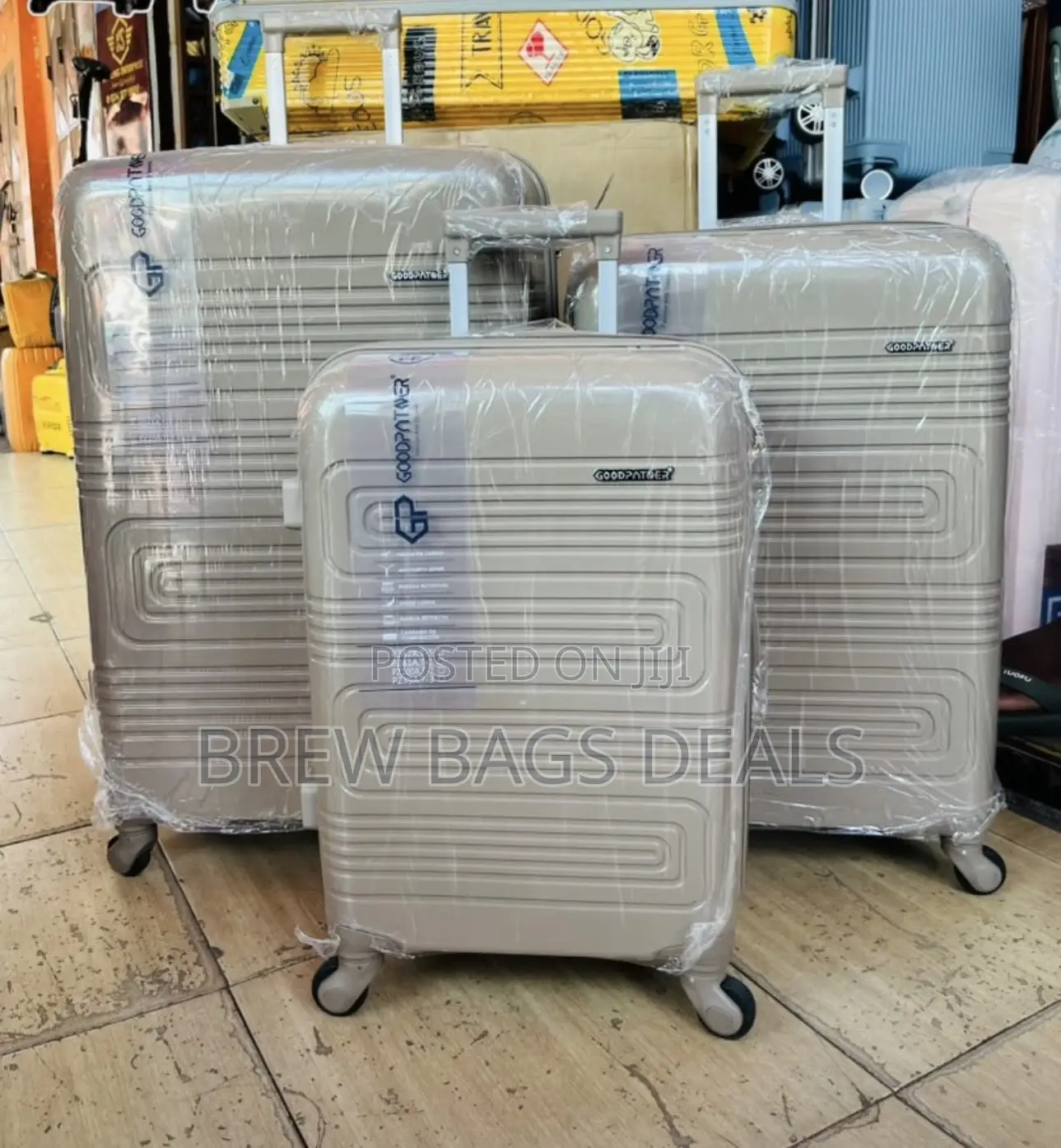 Quality Goodpartner 3set Super Anticrack Unbreakable Traveling Bag.