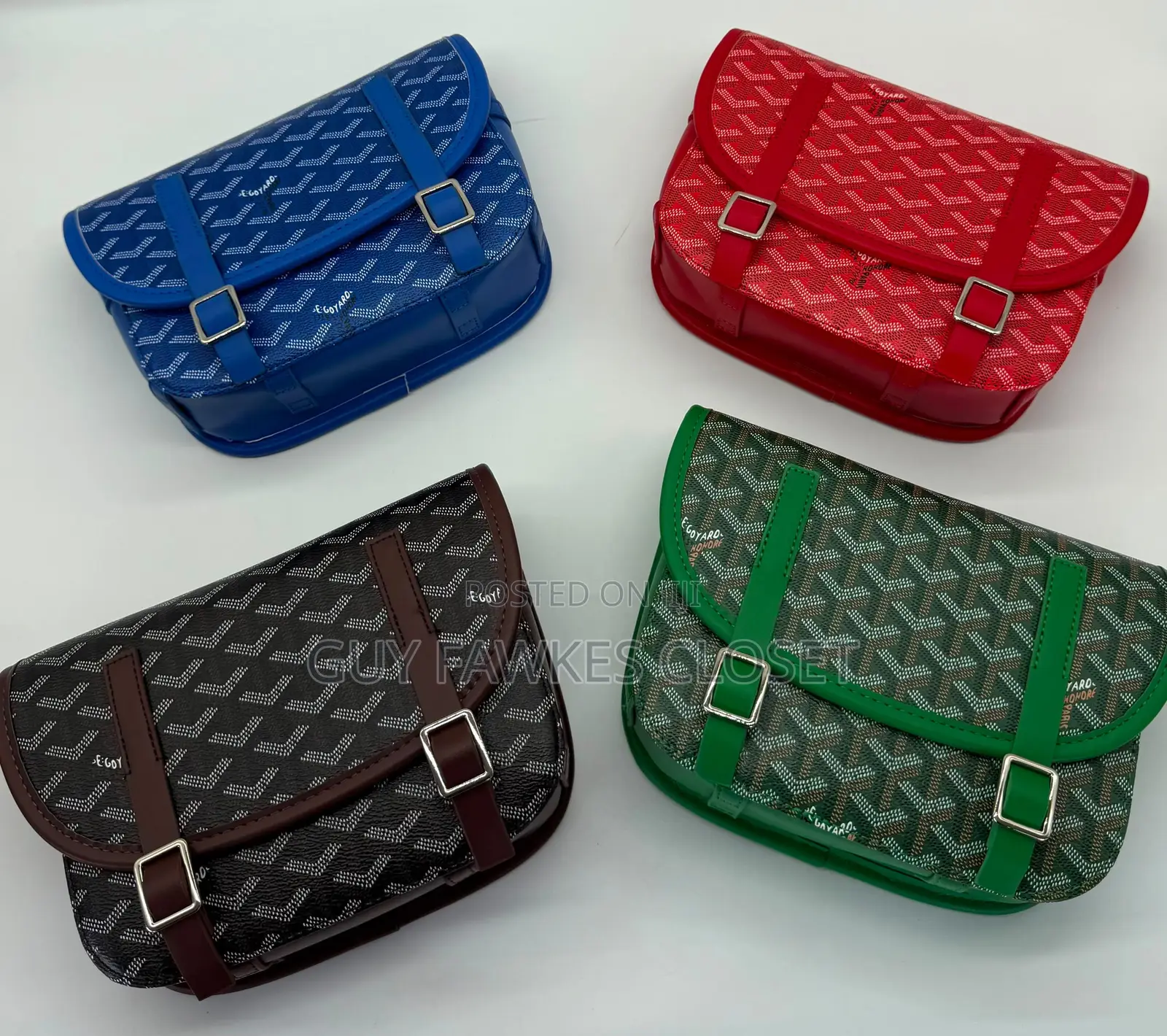 Goyard Goyardine Belvedere Bags