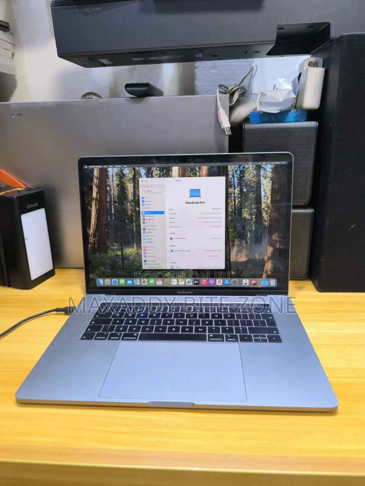 Laptop Apple MacBook Pro 2019 16GB Intel Core i7 SSD 500GB
