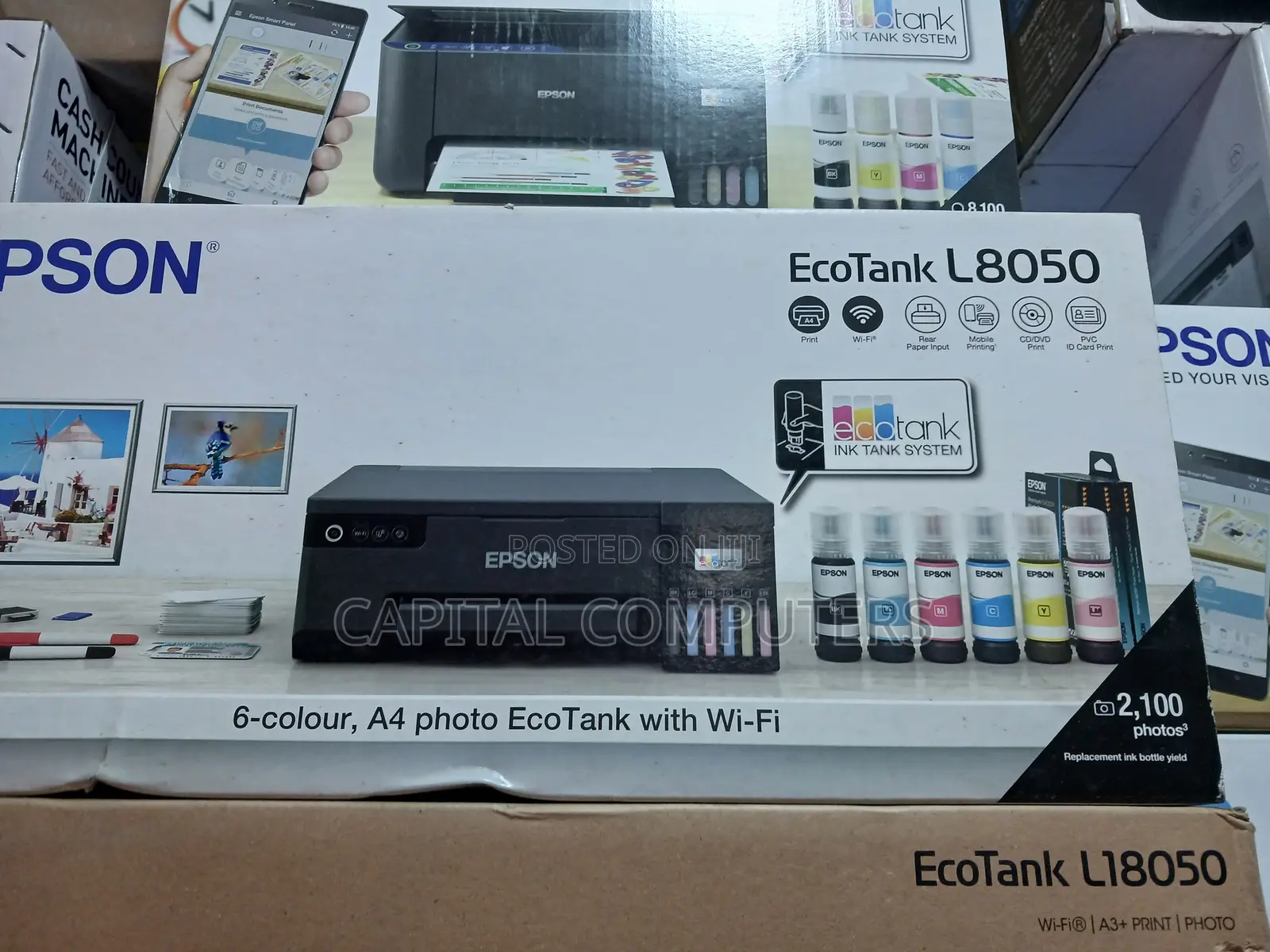 Epson L8050 Wifi Photo Ink Tank Printer
Share