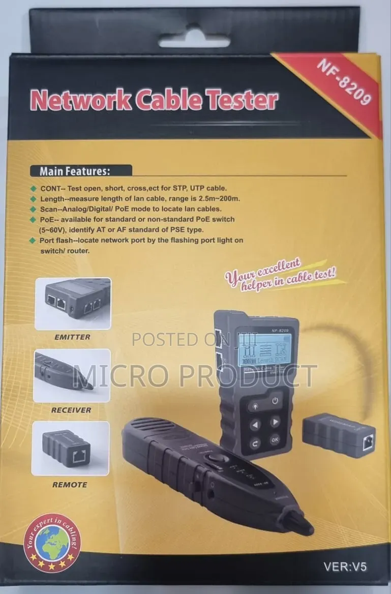 Noyafa Nf-8209 Network Cable Tester