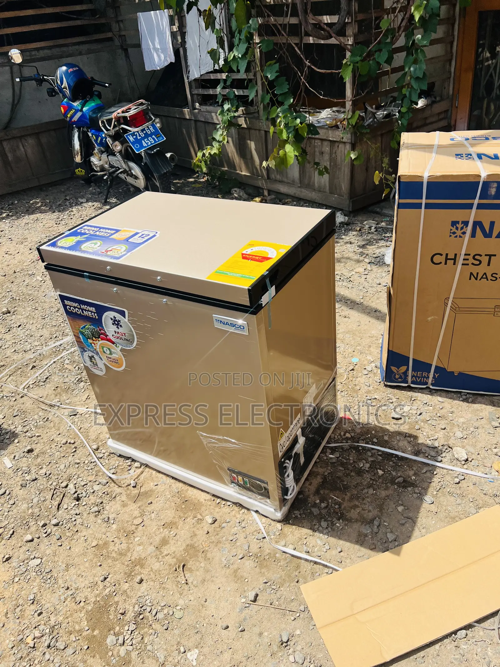 Eco Friendly Chest Freezer Single Door Nas-200fl Nasco
