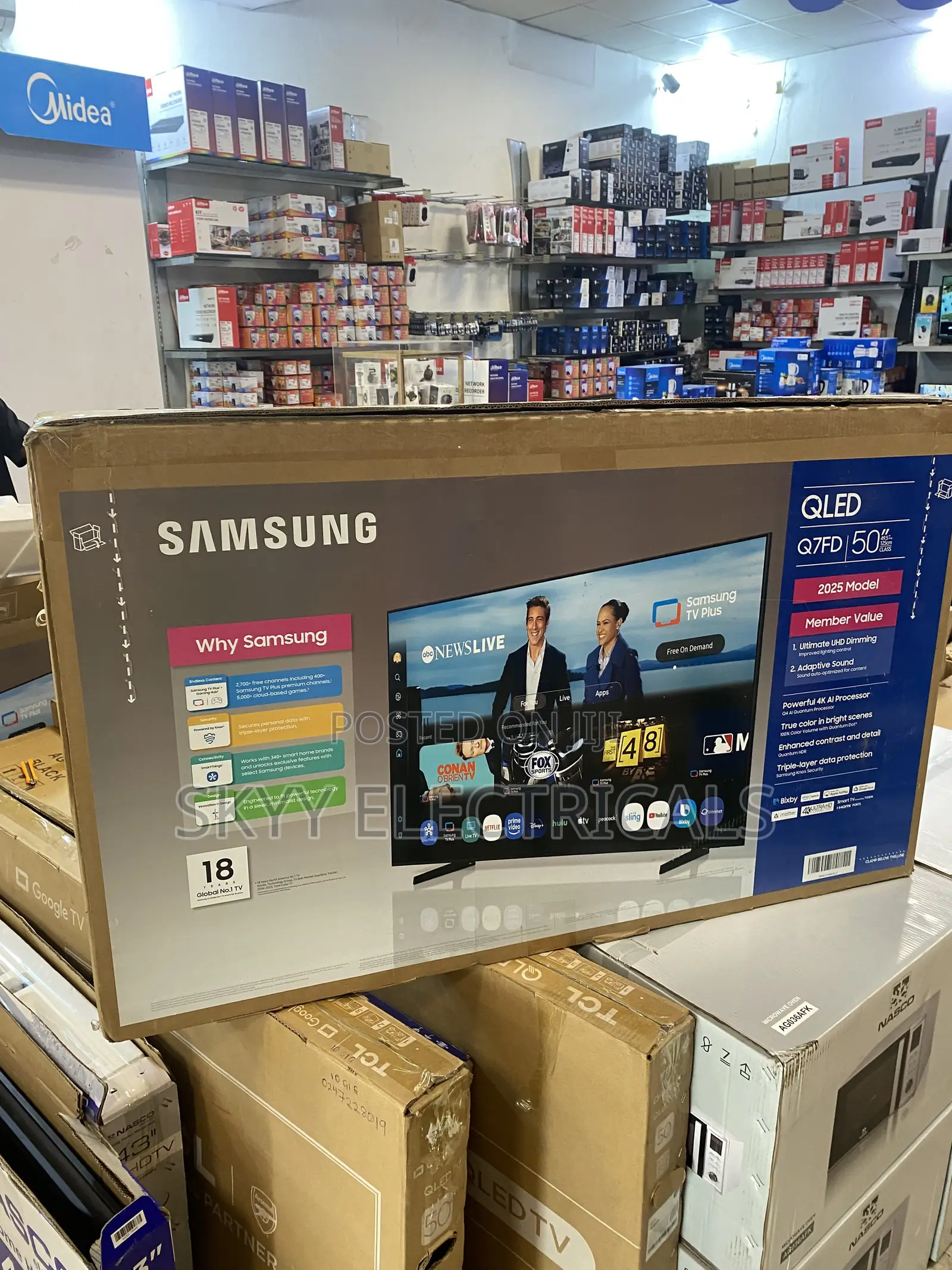 Samsung 50’Inch Qled Smart Satellite Tv