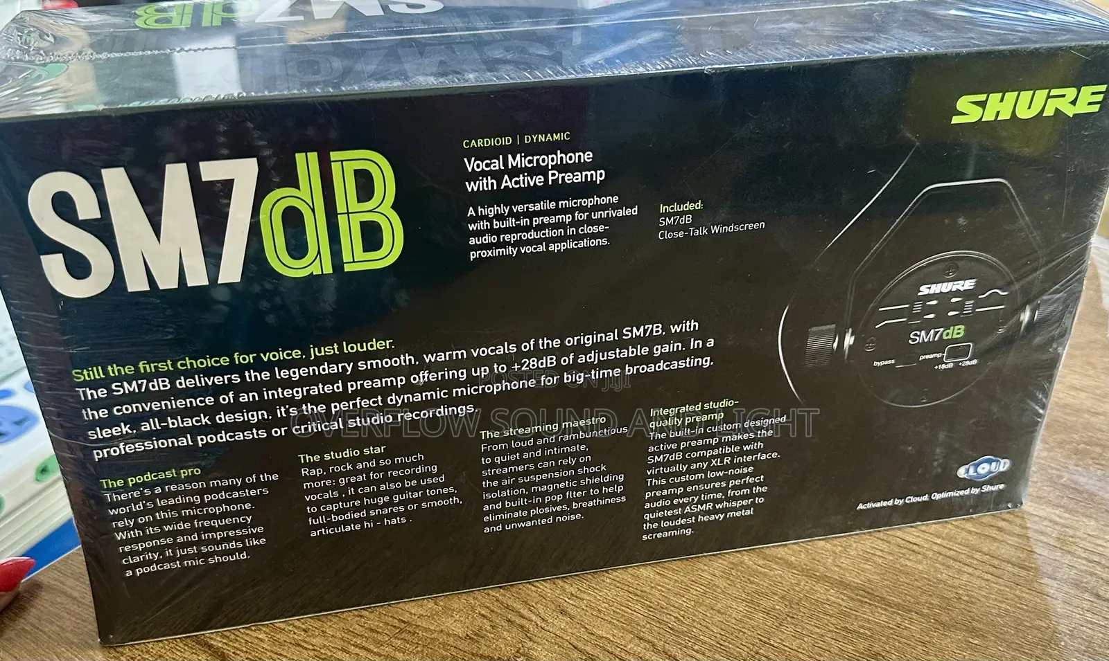 Shure Sm7db Dynamic Studio Microphone