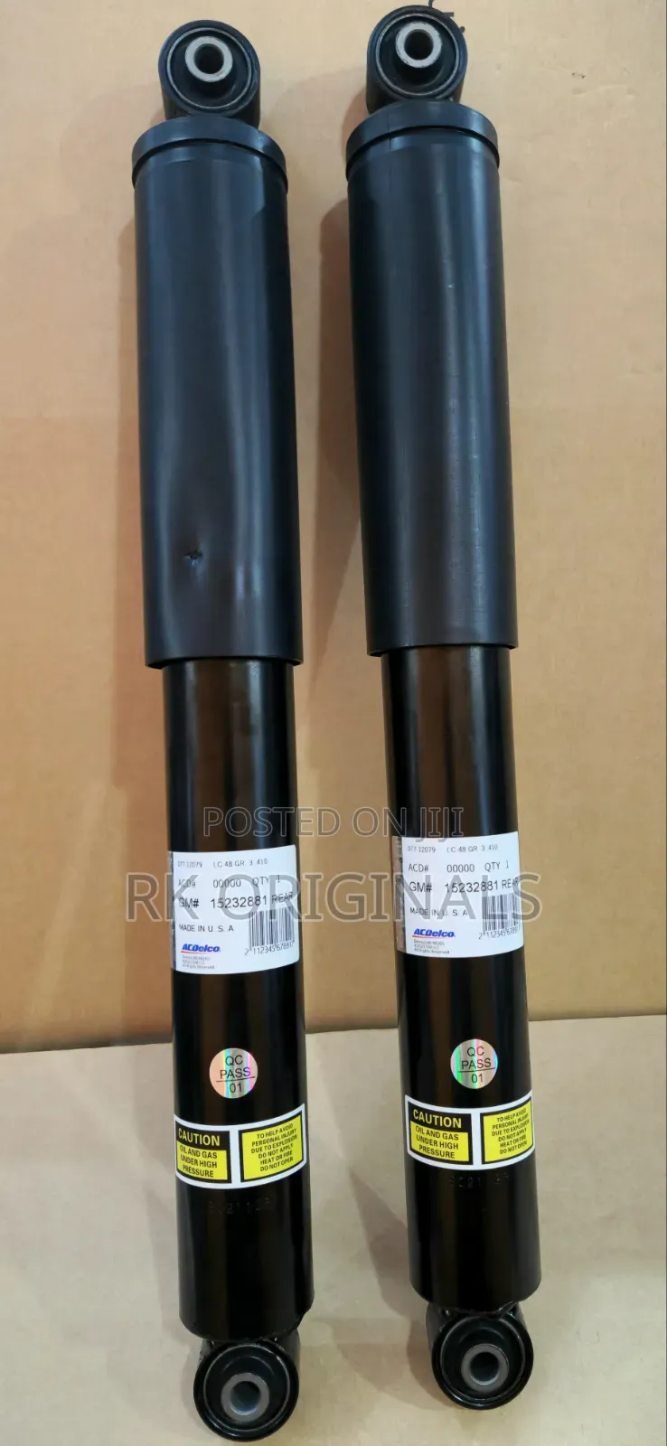 Equinox 05-17/Terrain 10-17 Ac Delco Back Shock Absorber Pair