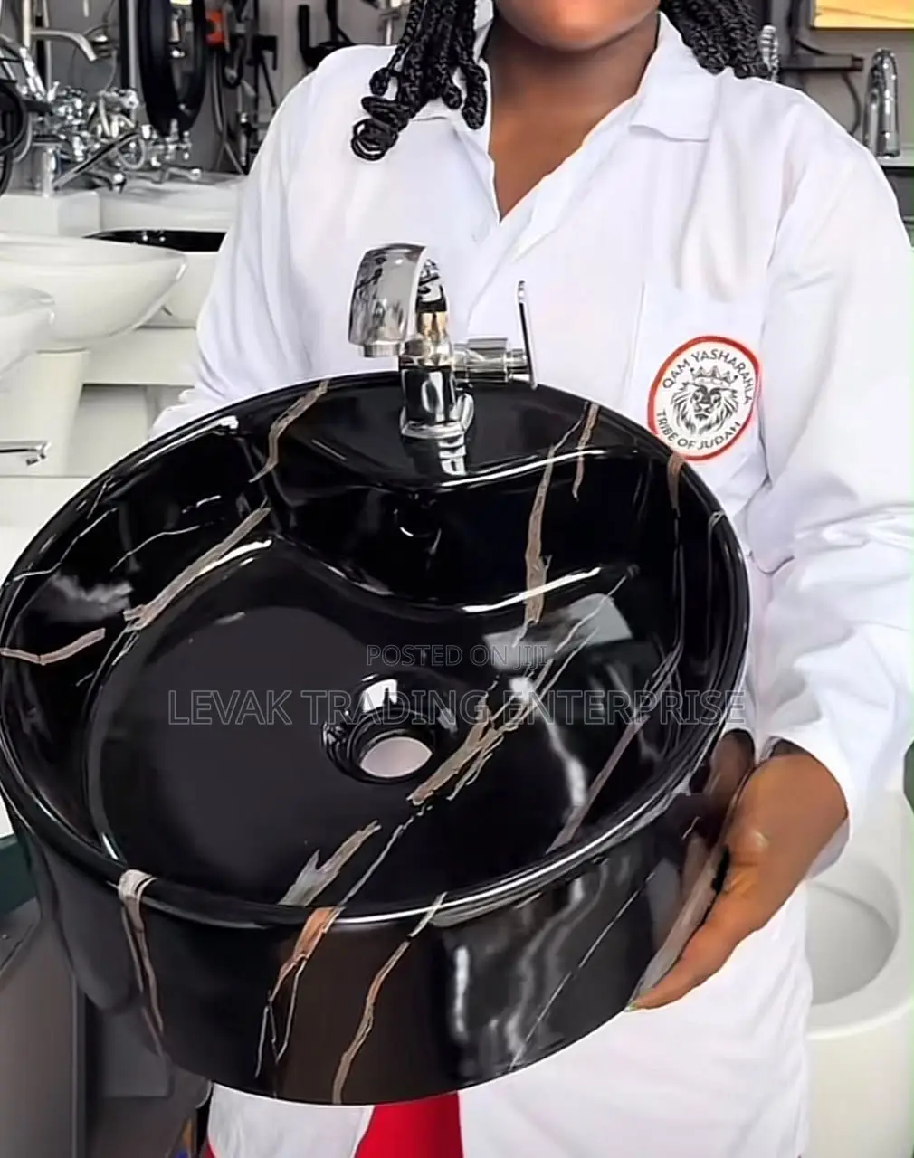 Pedicure Basin - Matte Black Basin